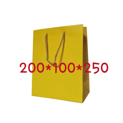 금색무광 쇼핑백(T4호)=100장200*100*250