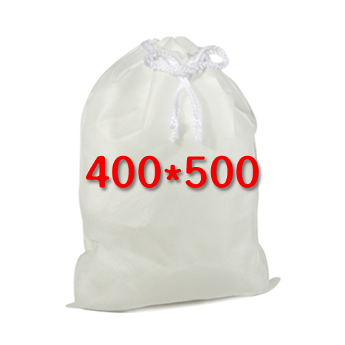 부직포 복주머니(백색)400*500