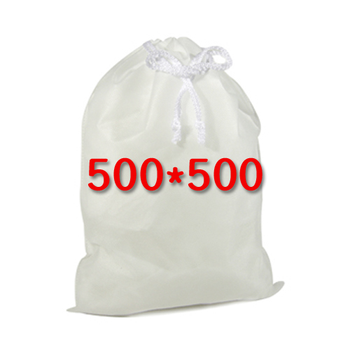 부직포 복주머니(백색)500*500