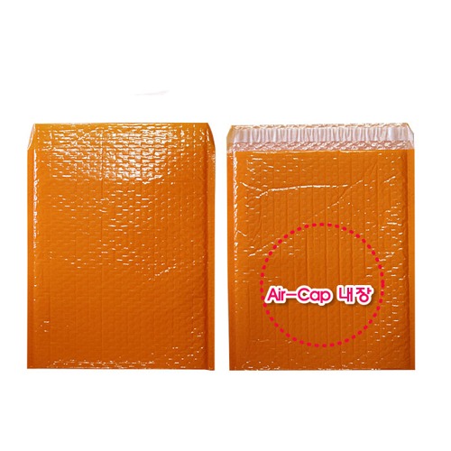 비닐 안전에어캡 봉투(오렌지)
